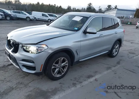 2021 BMW X3 xDrive30I z USA, uszkodzony, nr VIN 5UXTY5C09M9E17053
